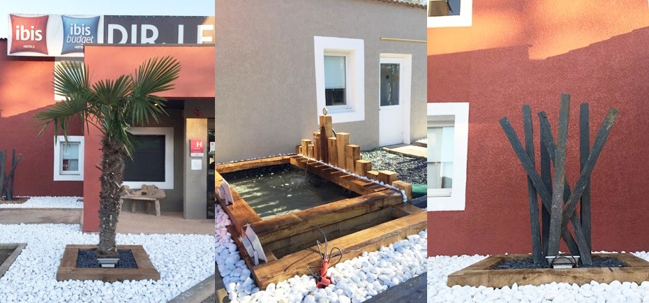 Vente d'accessoires pour aménagement de jardin extérieur à  Rennes en Bretagne