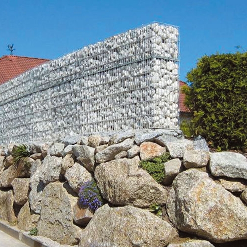 La réalisation de murs et murets avec des gabions vides à Aix-en-Provence