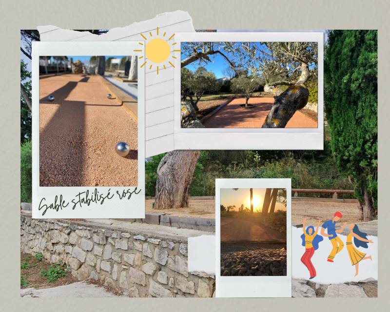 Pourquoi fabriquer mon terrain de pétanque en sable stabilisé rose ?