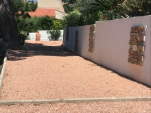 Notre zone d'activité pour ce service Aménagement extérieur pour faire des bordure pierre a gabions